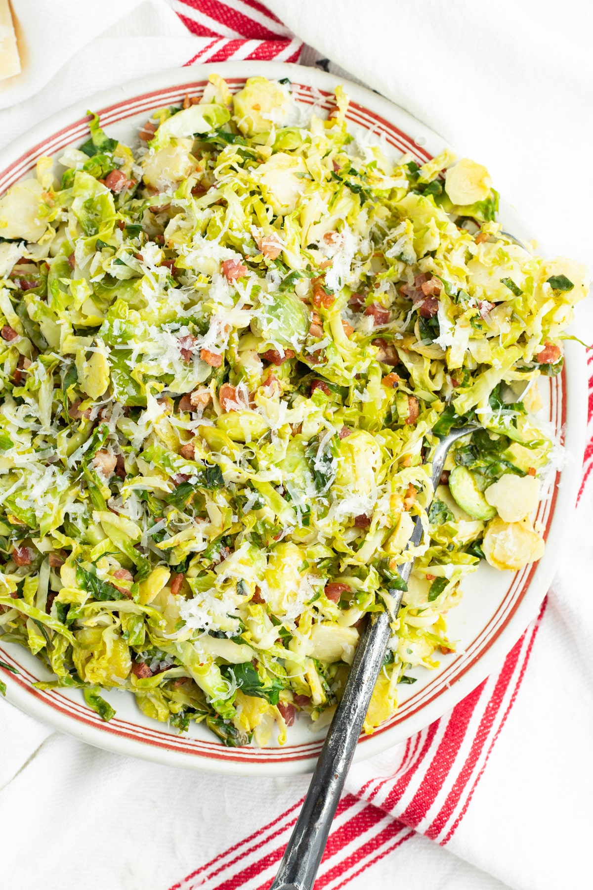 Brussels Sprouts with Pancetta and Parmesan
