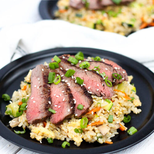 Steak Fried Rice final product