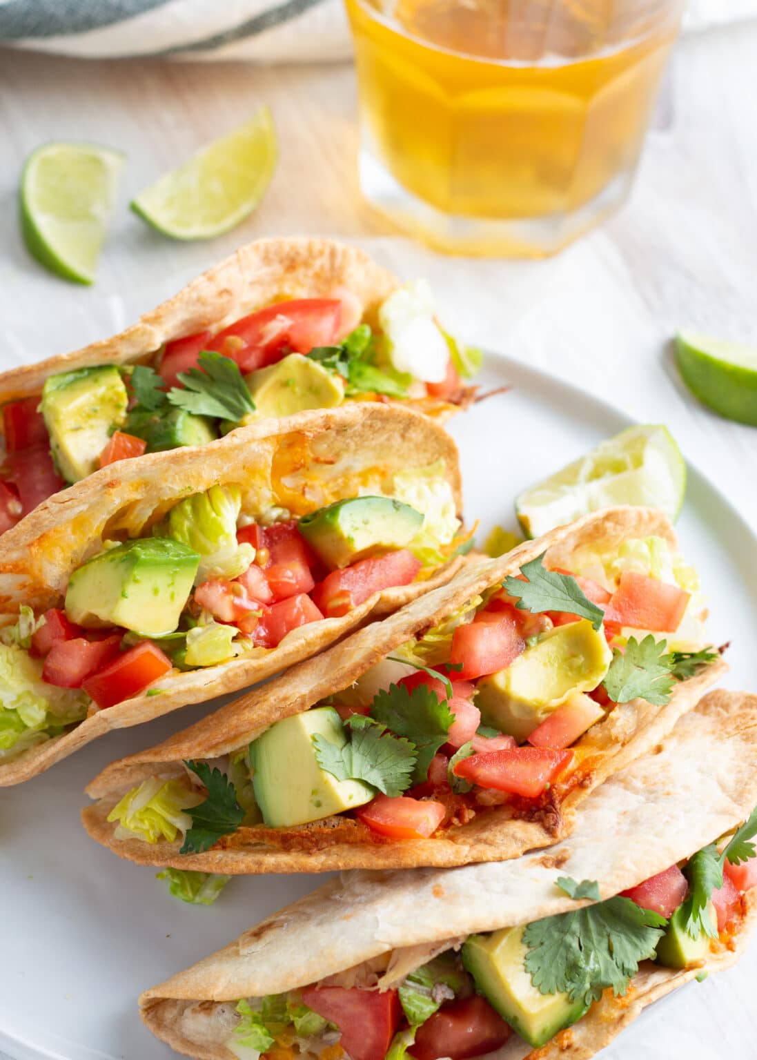 Air Fryer Chicken Tacos - Sprinkled With Balance