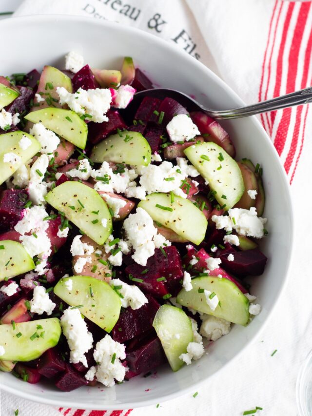 Beet and Cucumber Salad Story