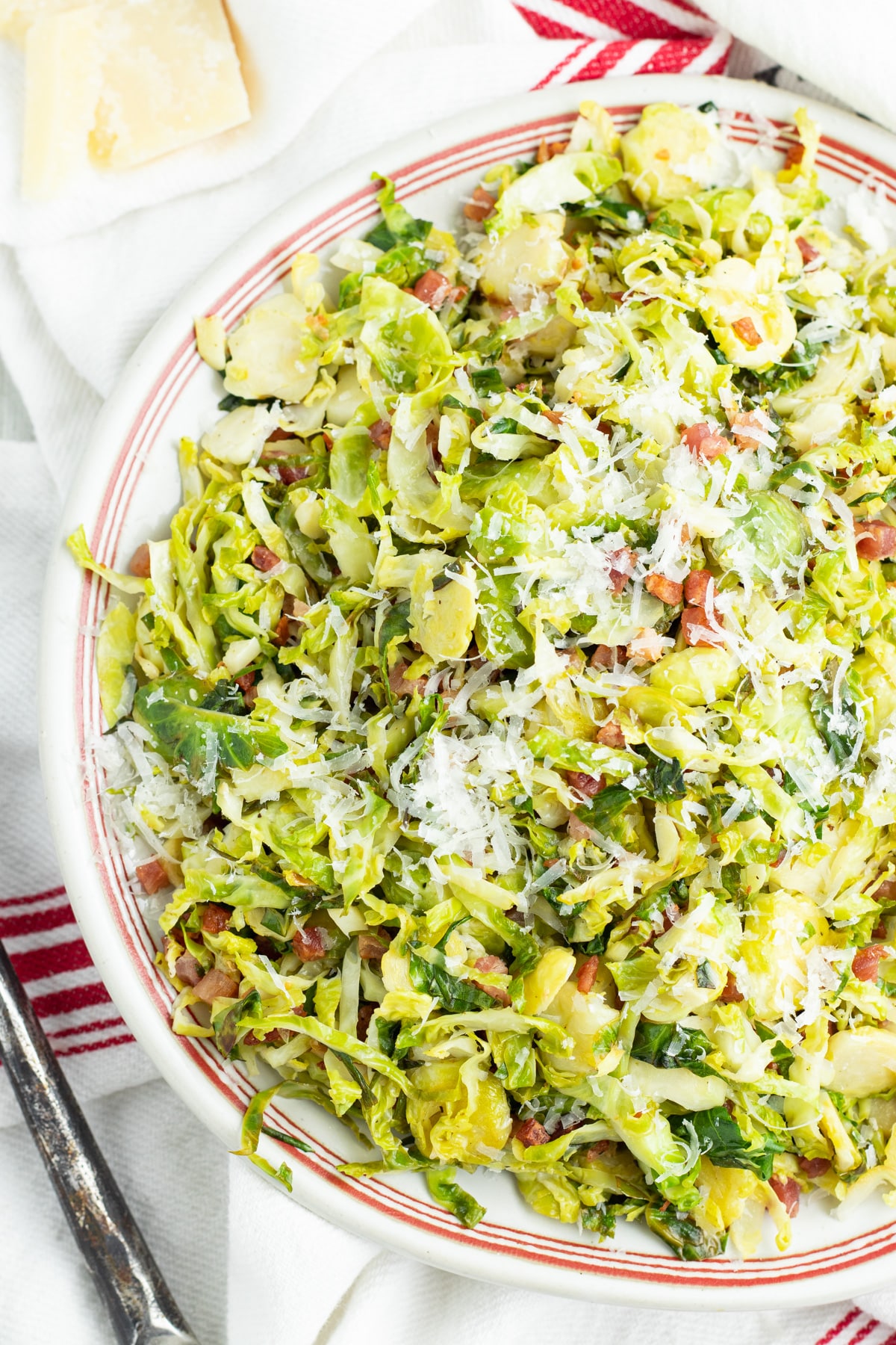 Brussels Sprouts with Pancetta and Parmesan