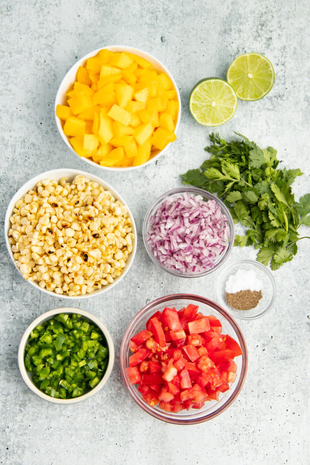 Mango and Grilled Corn Salsa - Sprinkled With Balance
