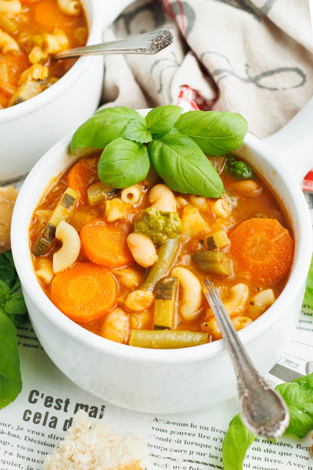 Soupe Au Pistou (French Vegetable Soup) - Sprinkled With Balance