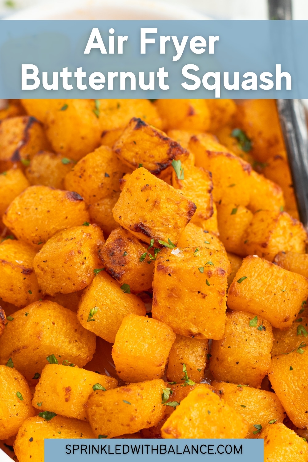 Air Fryer Butternut Squash Sprinkled With Balance