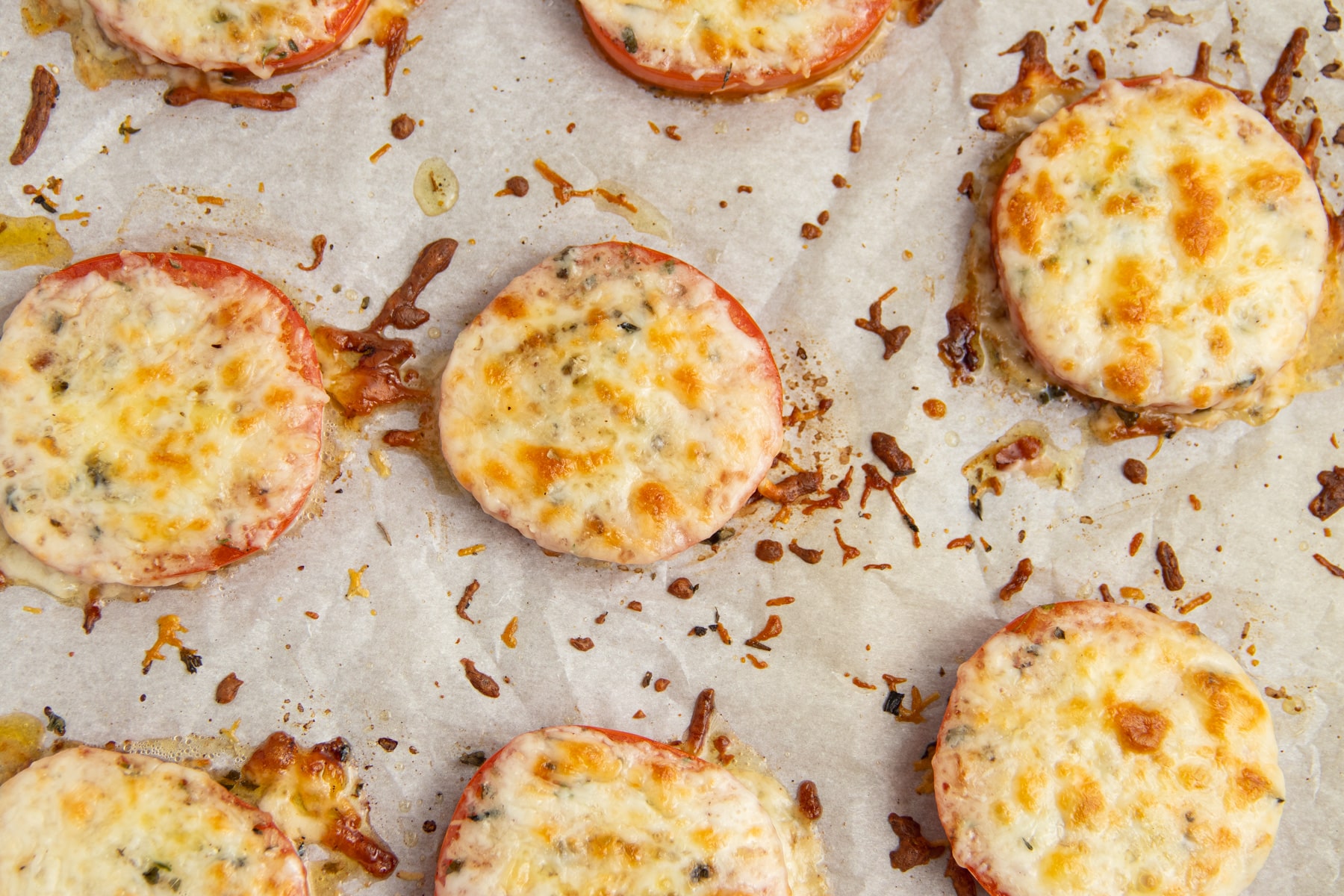Baked Tomatoes with Mozzarella - Sprinkled With Balance