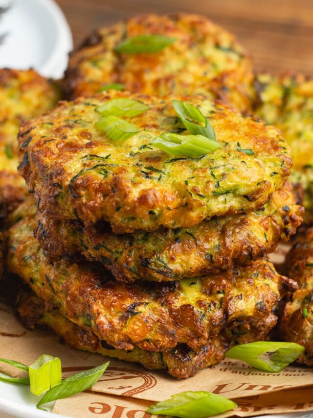 Air Fryer Zucchini Fritters Story