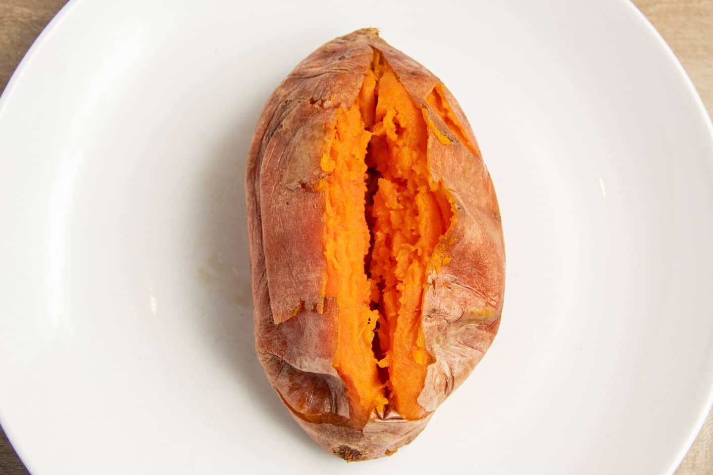 This is a picture of a cooked sweet potatoes.