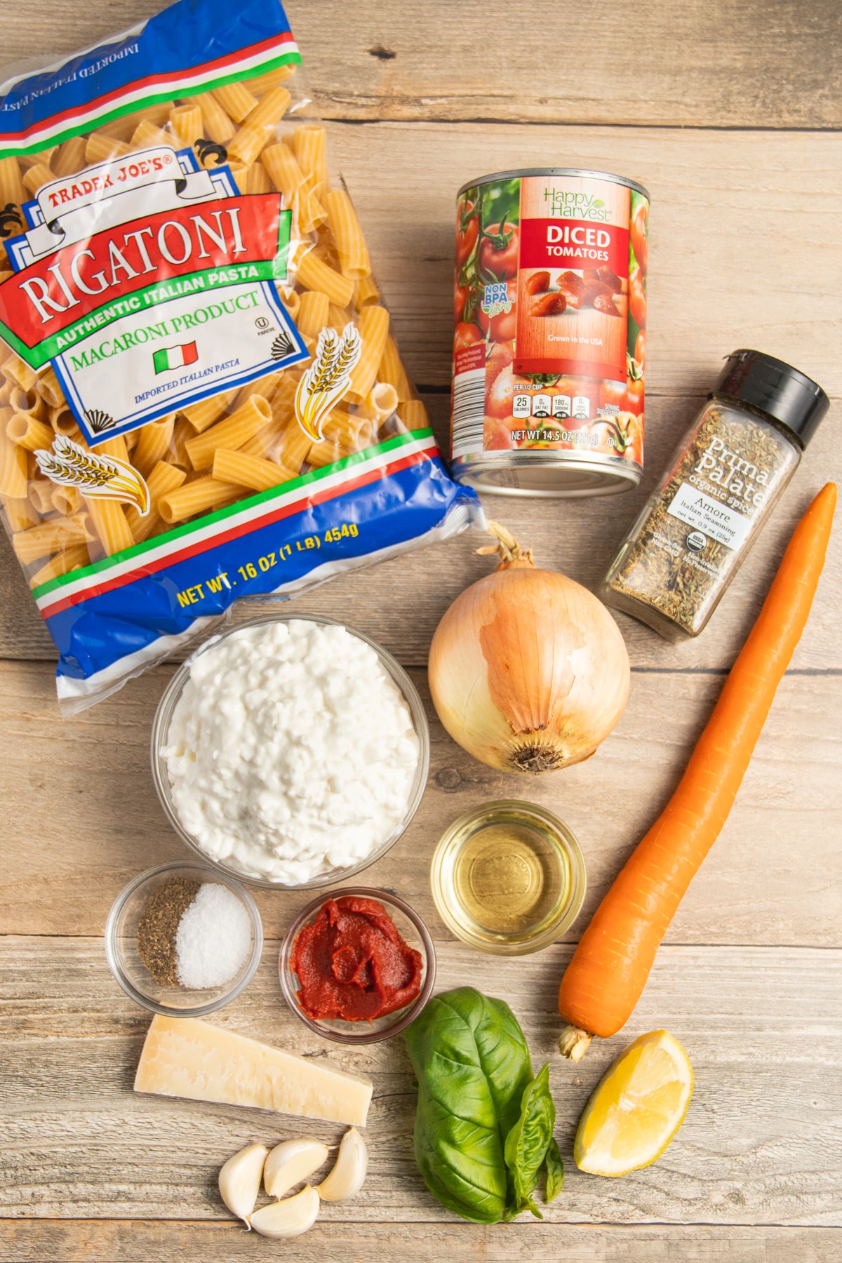 This is a picture of all the ingredients used to make this recipe.