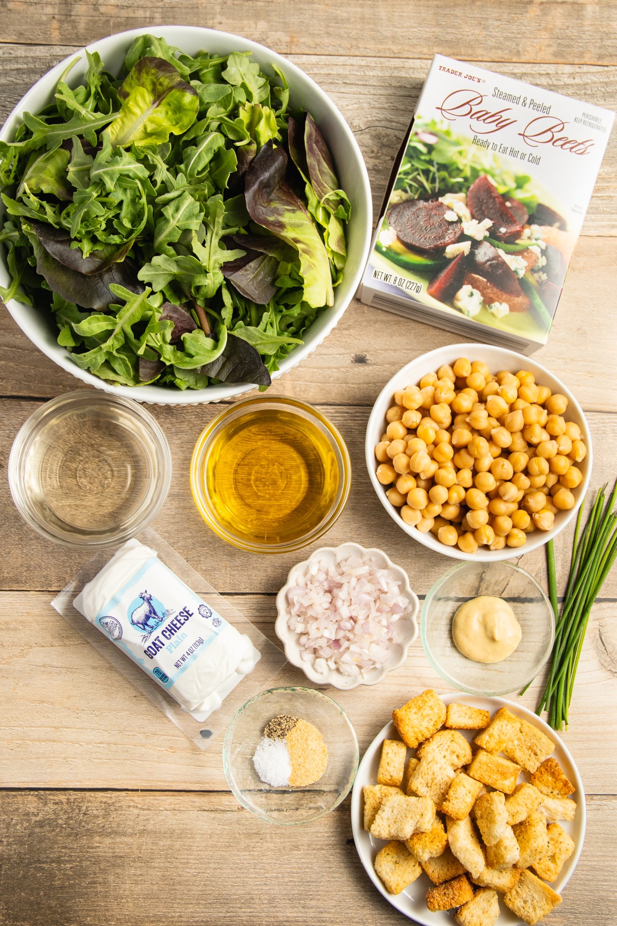 This is a photo of the ingredients used to make this beet salad recipe.