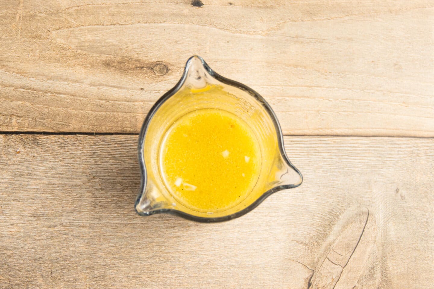This is a picture of a bowl of shallot vinaigrette.